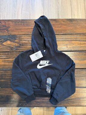 Nike Kids Black Logo Hoodie New With tags
